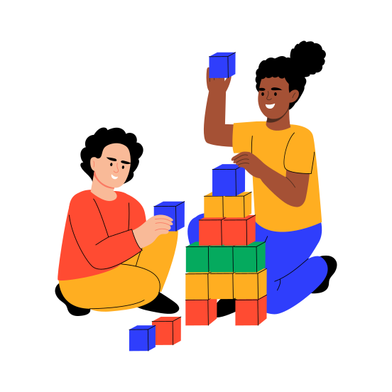 Playing Activity, Blocks, Game, Fun, Leisure illustration
