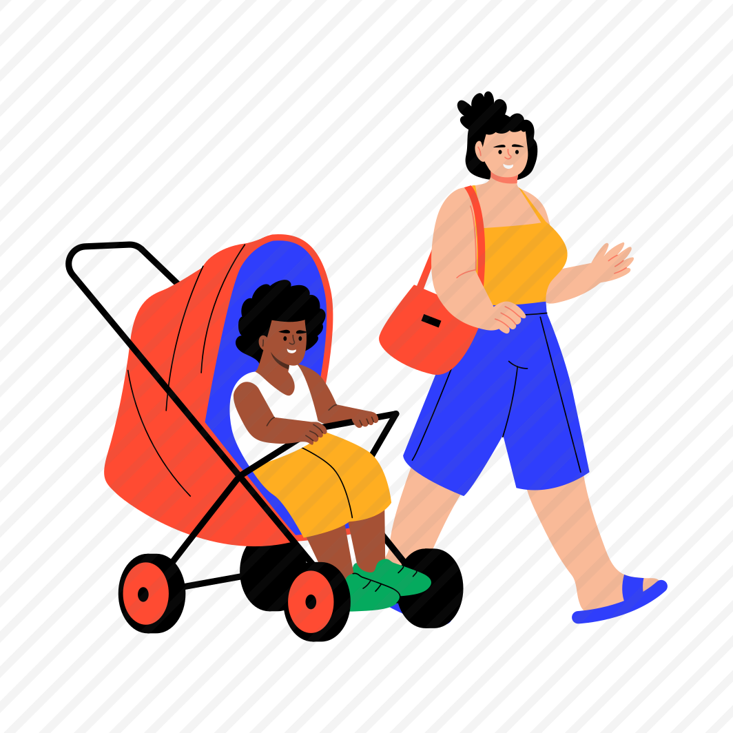 Strolling, Walking, Motherhood, Outdoor, Leisure preview