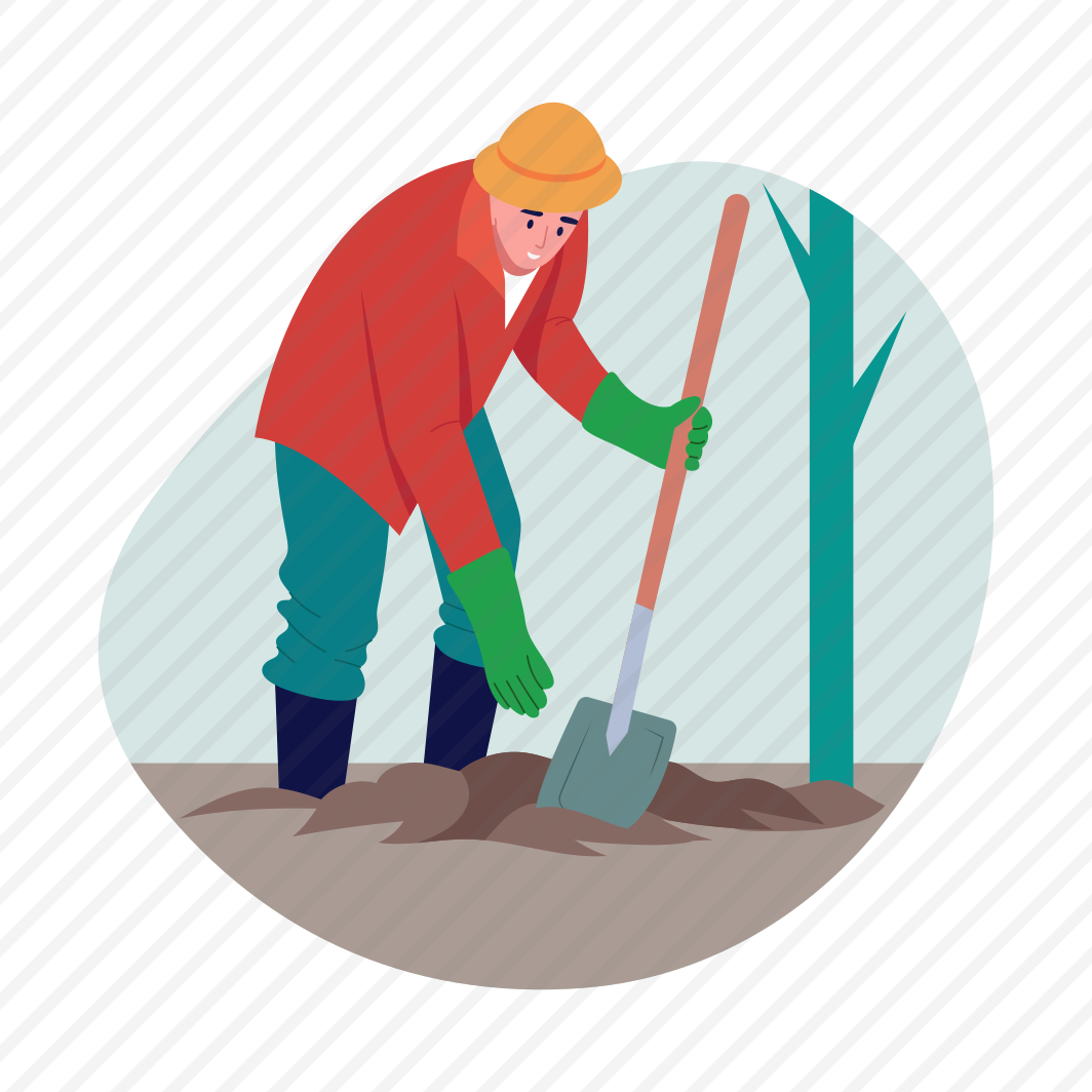 Digging, Cultivation, Planting, Reforestation, Volunteering, preview