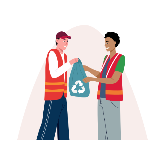 Donating, Charity, Volunteering, Philanthropy, Support illustration