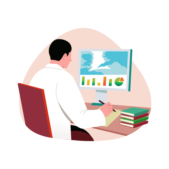 Environmental Scientist, Ecologist, Geoscientist, Researcher, Analyst, illustration