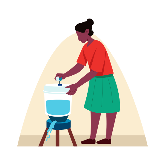 Filtering Water, Purification, Refining, Hydrated, Distillation, illustration