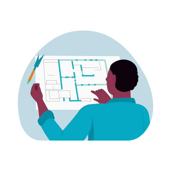 Prototype, Drafting, Map, Blueprint, Drawing illustration