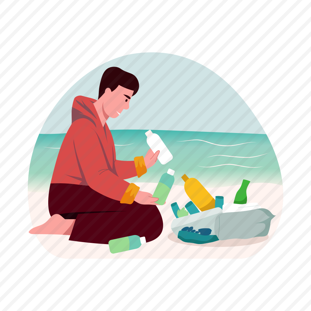 Trash Bottles, Waste, Garbage, Cleaning, Recycling preview