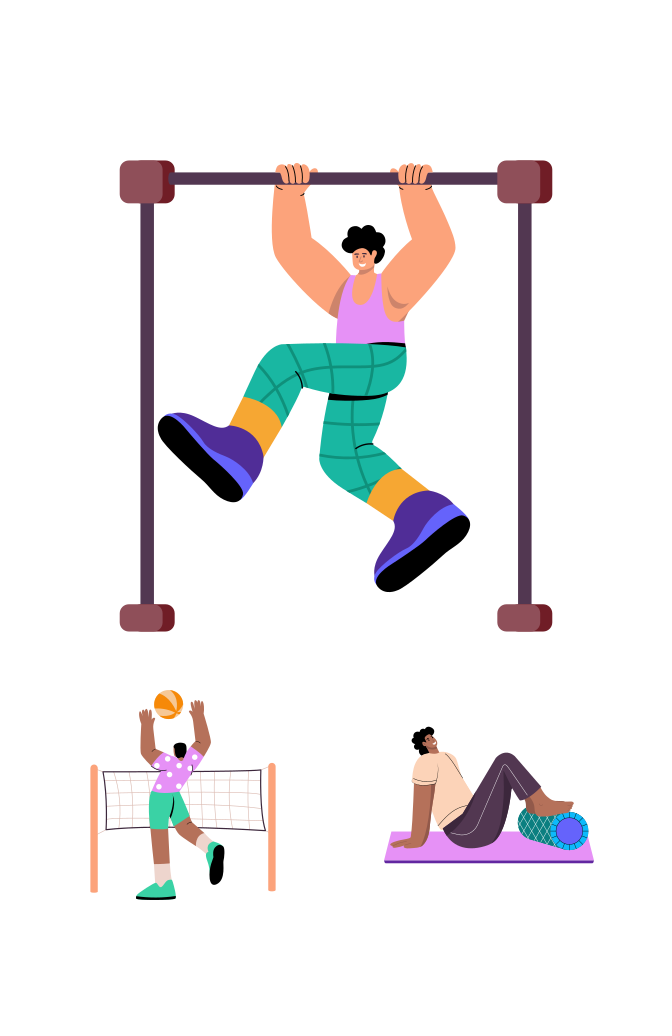Exercise Illustration Set Large Set Preview