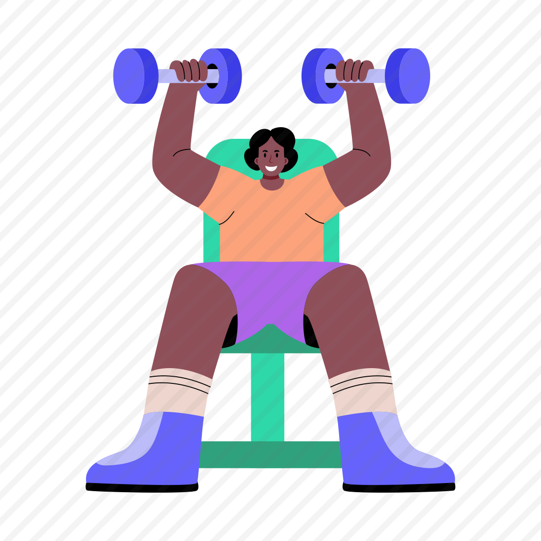 Chest Press, Dumbbells, Barbells, Bench, Workout, preview