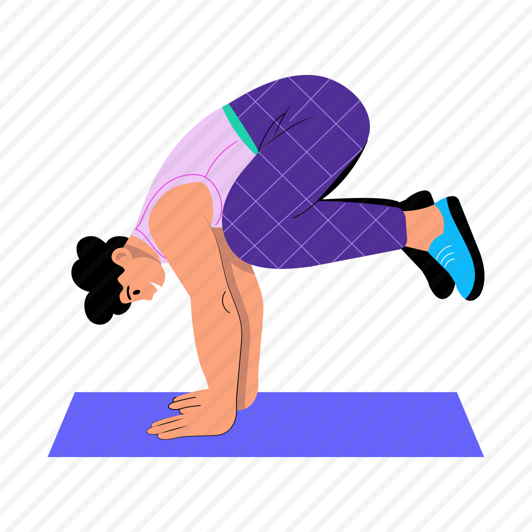 Cow Pose, Bakasana, Yoga, Exercise, Workout preview