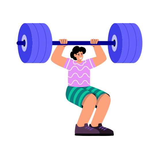 Deadlift, Weightlifting, Barbell, Dumbbell, Workout, illustration