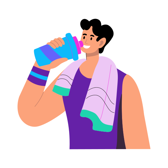 Drinking Water, Hydration, Bottle, Sipping, Quench illustration