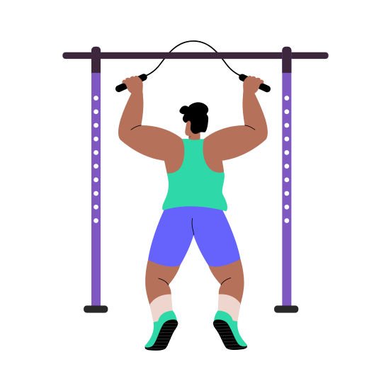 Lat Pulldown, Machine, Biceps, Exercise, Fitness, illustration