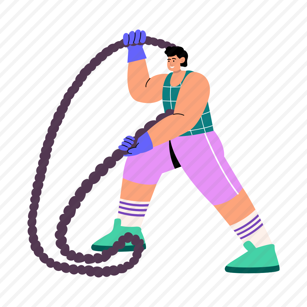 Rope Workout, Gymnastic, Fitness, Exercise, Muscular, preview
