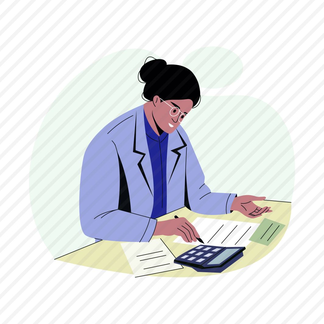 Accountant, Cashier, Worker, Employee, Character preview