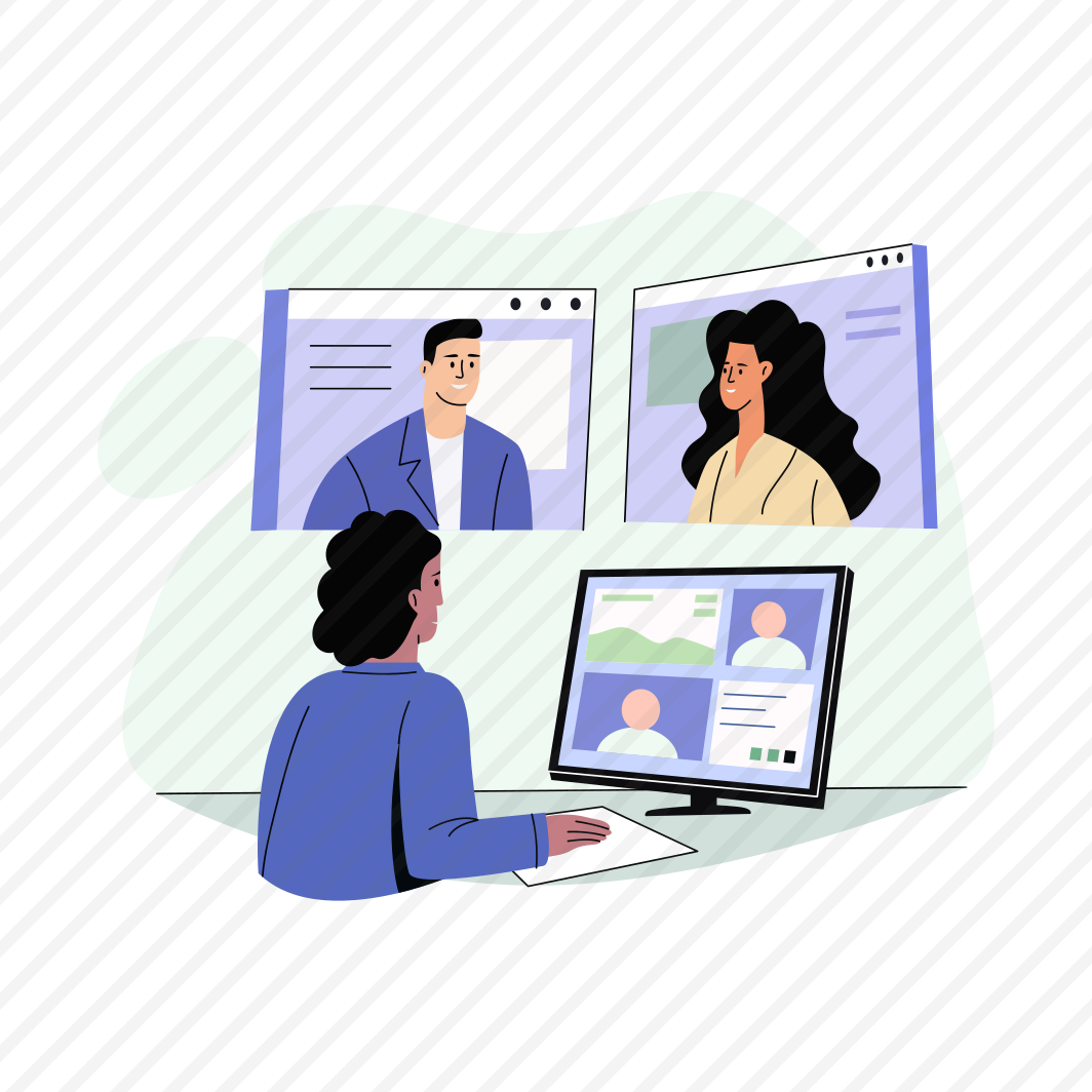 Collaborating Online, Conference, Virtual Call, Meeting, Discussion, preview