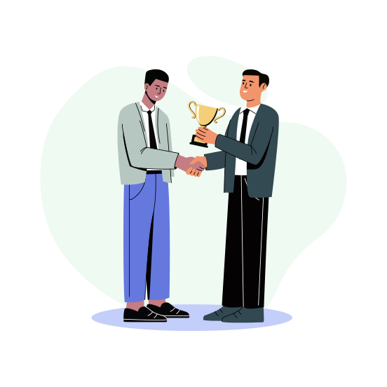 Employee Award, Reward, Honour, Prize, Achievement illustration