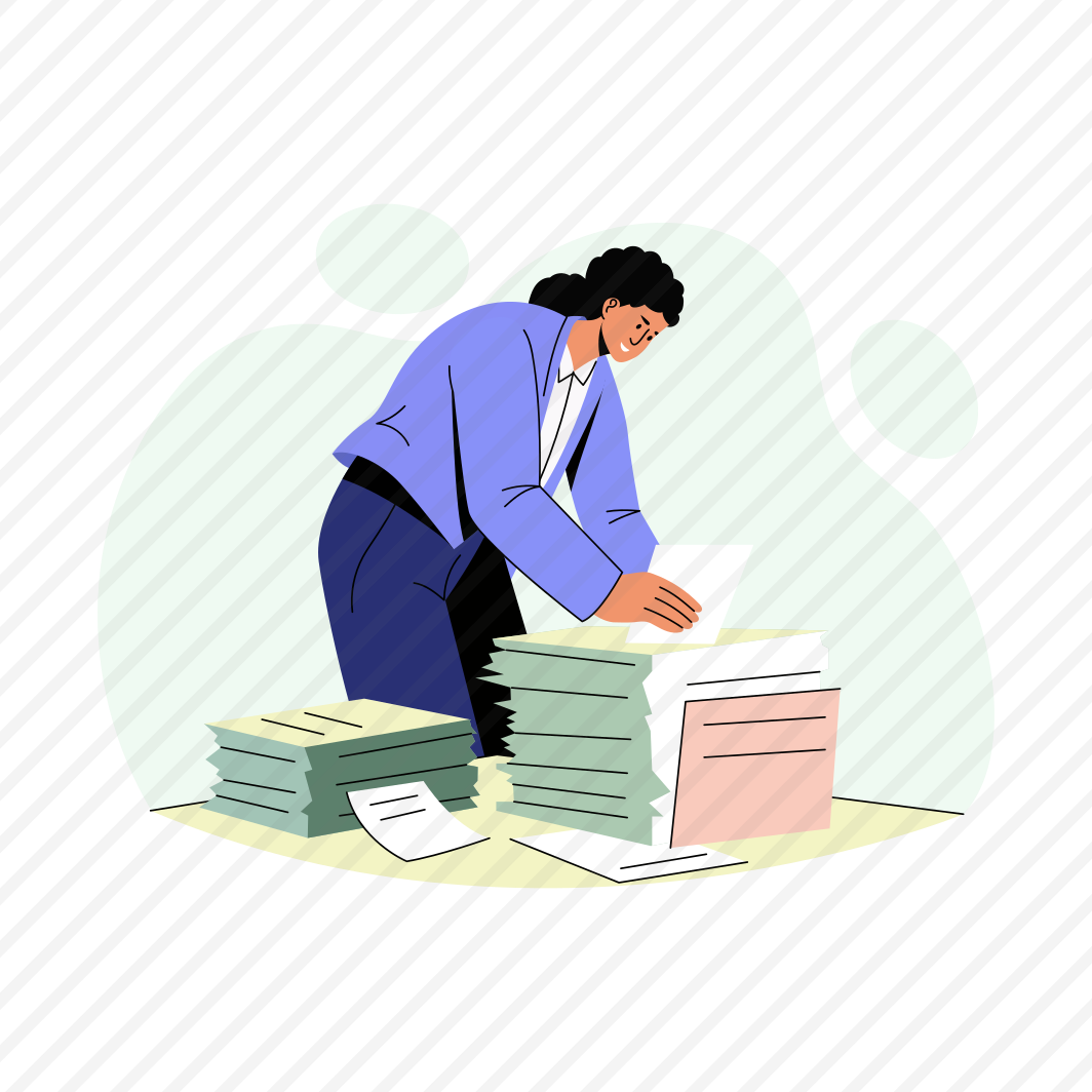 Searching Files, Documents, Sorting, Employee, Working preview