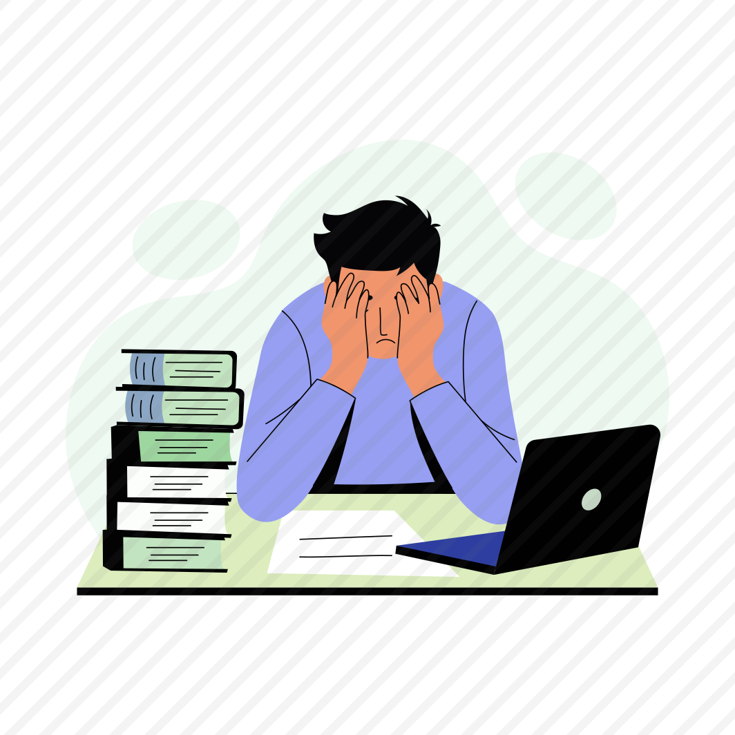 Stressed, Overwhelmed, Workaholic, Burnout, Employee preview