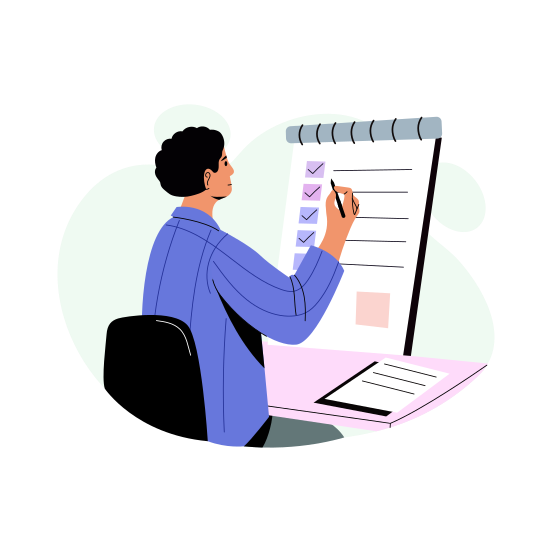 Task List, Checklist, Tasks, Responsibilities, Work List illustration