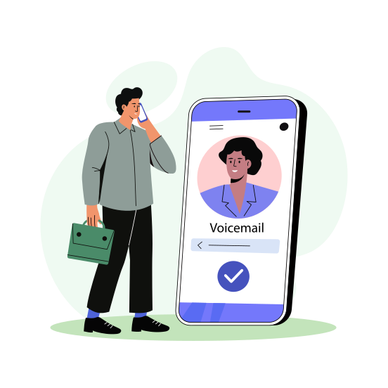 Voicemail, Message, Chat, Talk, Communication illustration