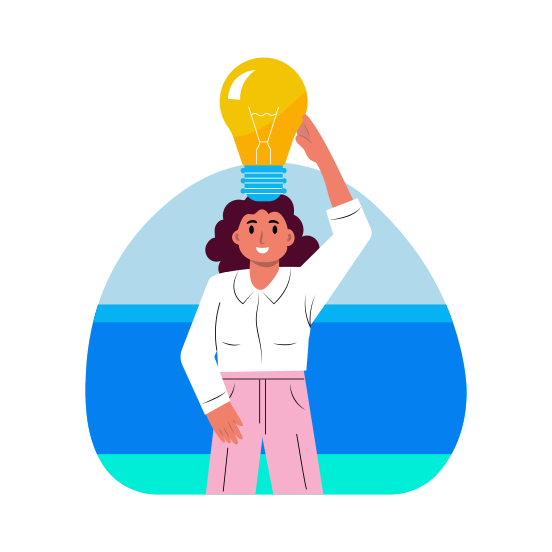 Bright Student, Talented, Knowledge, Pupil, Creativity illustration