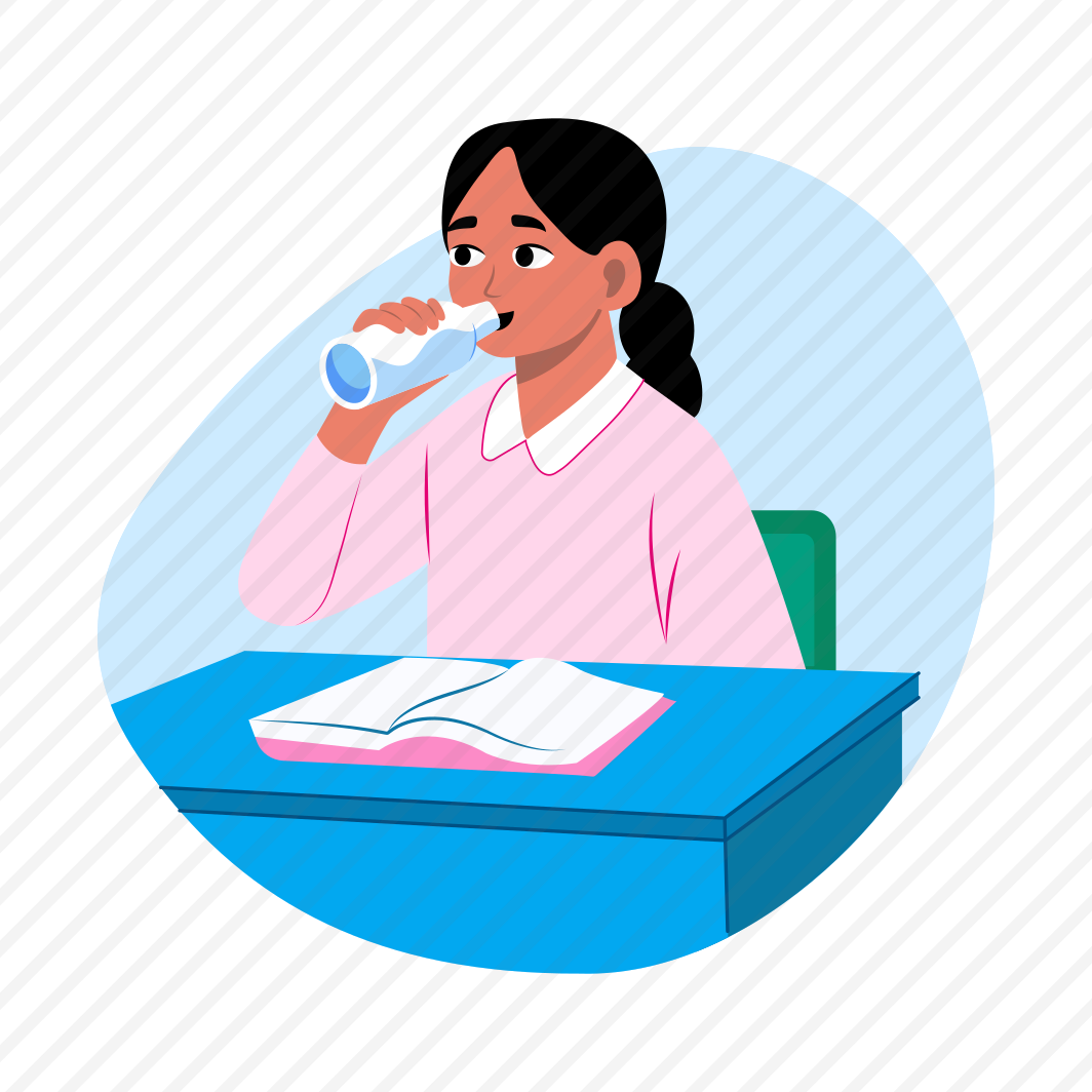 Drinking Water, Break, Class, Student, Pupil preview