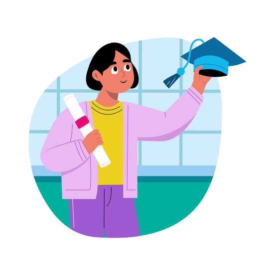 Graduate, Scholar, Degree Holder, Student, Pupil illustration