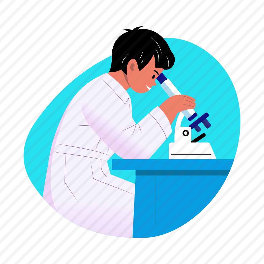 Microscopic Research, Analysis, Experiment, Laboratory, Science Student preview