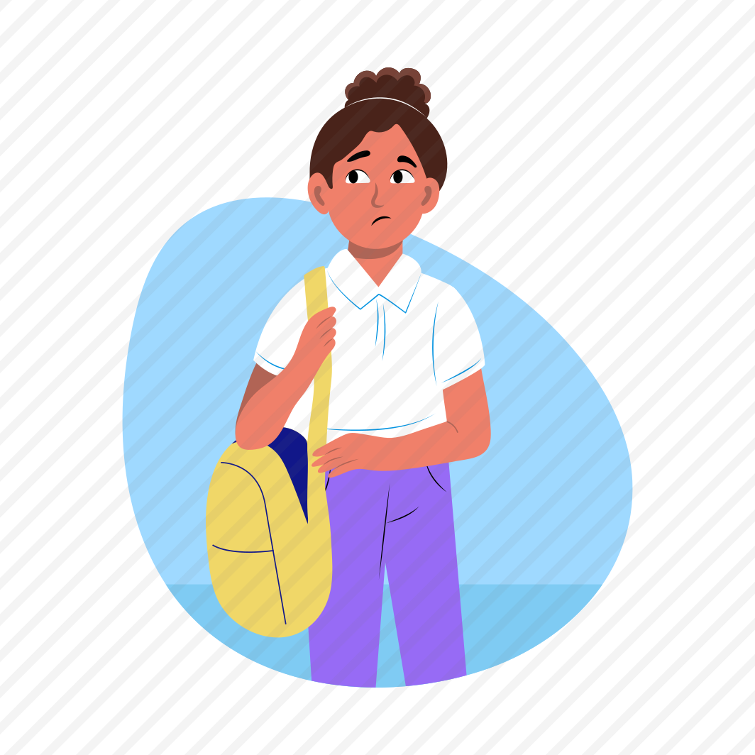 Nervous Student, Anxious, Worried, Uncomfortable, Pupil preview