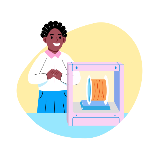 Science Student, Experiment, Research, Study, Learning illustration