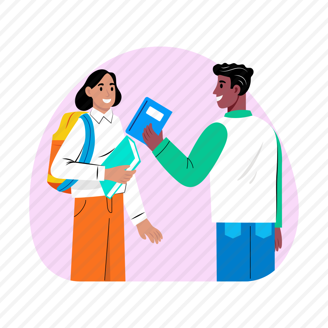 Sharing Book, Friends, Classmates, Students, School Friends preview