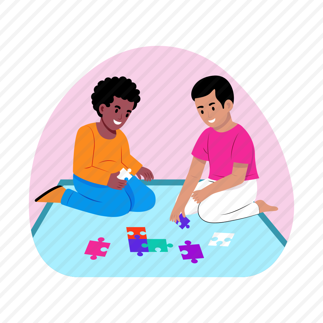 Solving Puzzle, Activity, Playing, Learning, Children preview