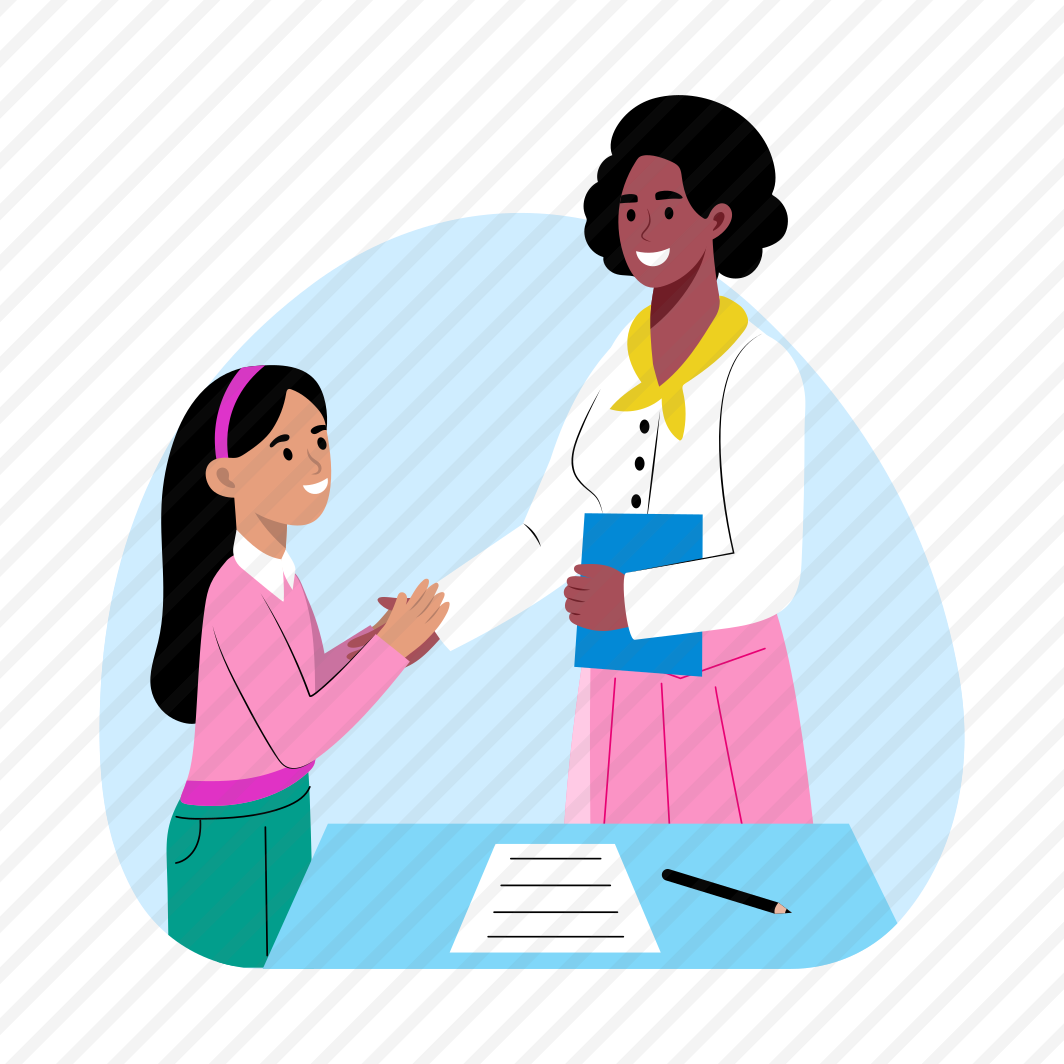 Student Appreciation, School, Handshake, Happy, Admiration preview