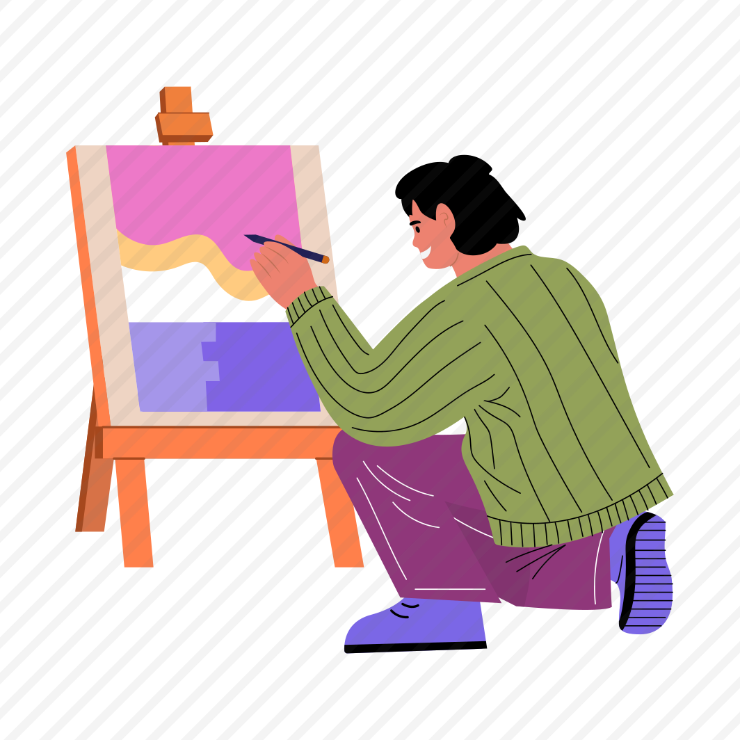 Autistic Artist, Drawing, Painting, Canvas Art, Artistic preview