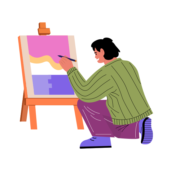 Autistic Artist, Drawing, Painting, Canvas Art, Artistic illustration