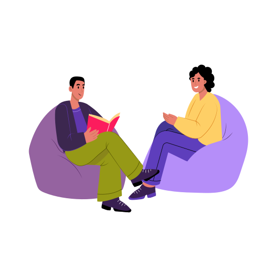 Counseling, Consultant, Therapy, Conversation, Talking illustration