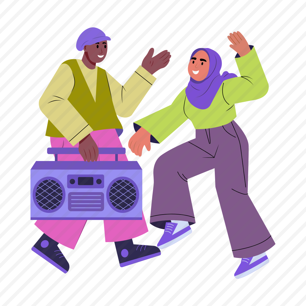 Dance Party, Enjoying, Performing, Celebrating, Happy preview