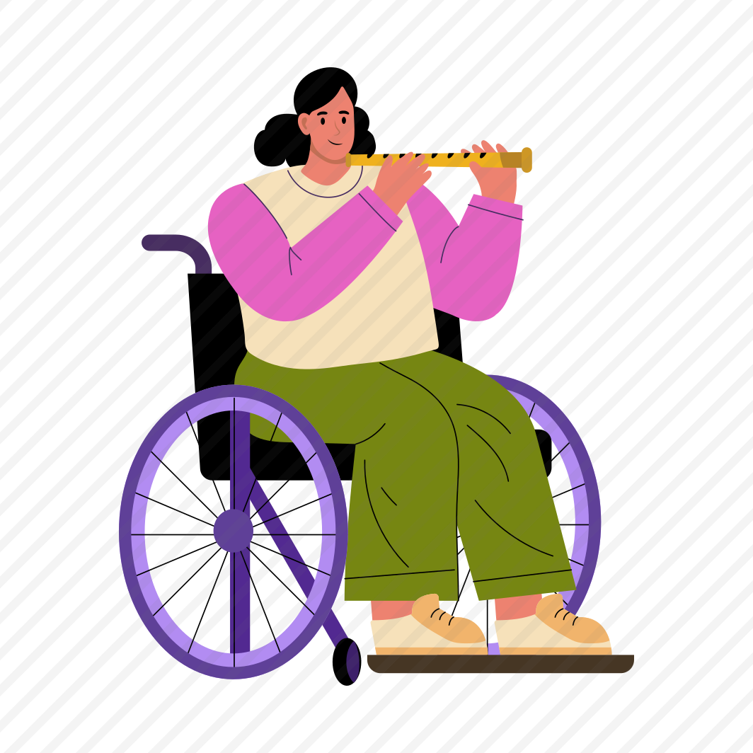 Disabled Musician, Accessible, Handicap, Instrumentalist, Performer preview