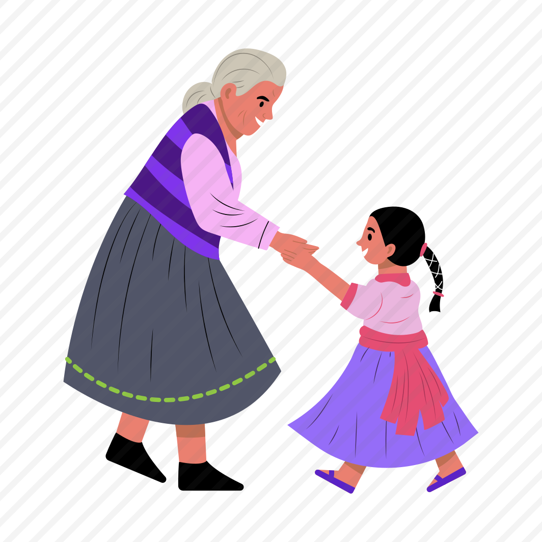 Elderly Dancing, Enjoying, Happy, Grandmother, Generation Bridging preview