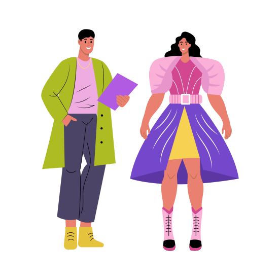 Fashion Show, Model, Dressing, Glamour, Stylish illustration