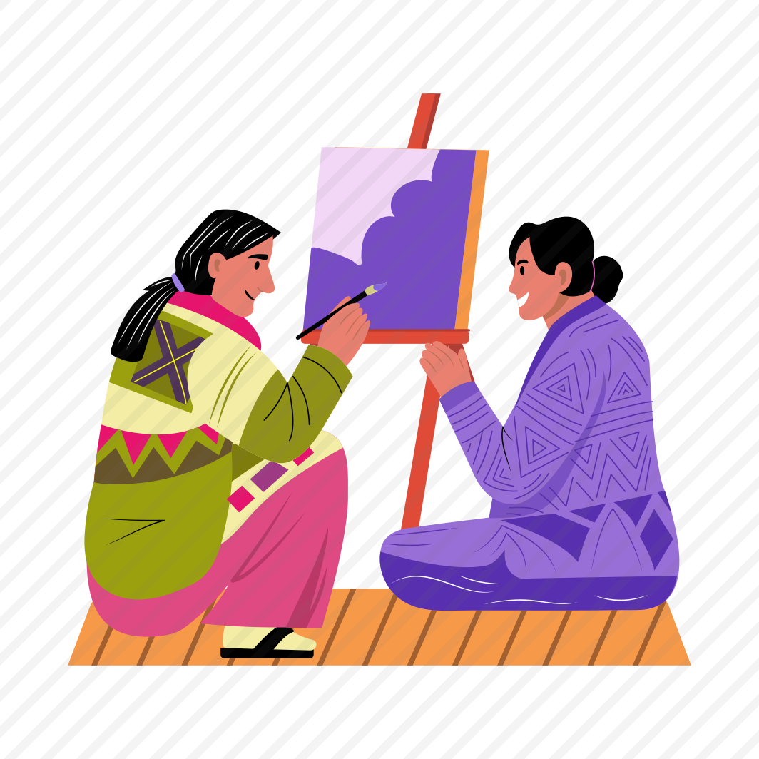 Indigenous Artist, Painter, Drawing, Canvas Art, Artistic preview