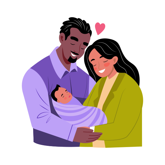 Parents, Family, Parenting, Parenthood, Heritage illustration