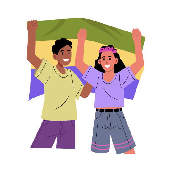 Pride Protest, Democracy, Activism, Rights, Equality, illustration