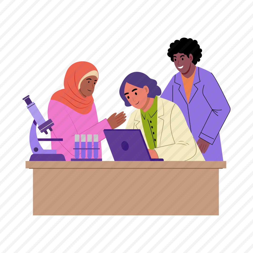 Scientists, Lab Workers, Researchers, Experiment, Diversity, preview