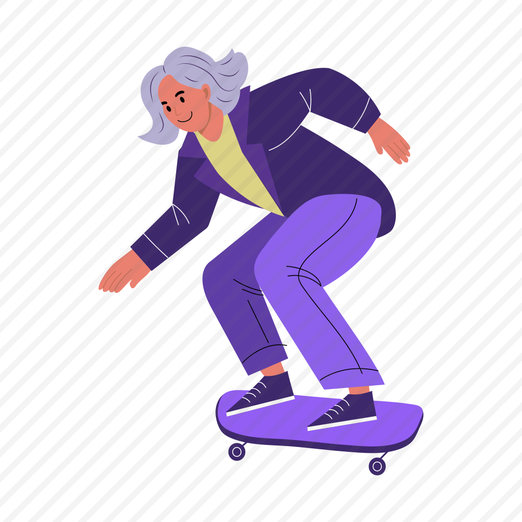 Skateboarding, Playing, Activity, Enjoying, Character preview