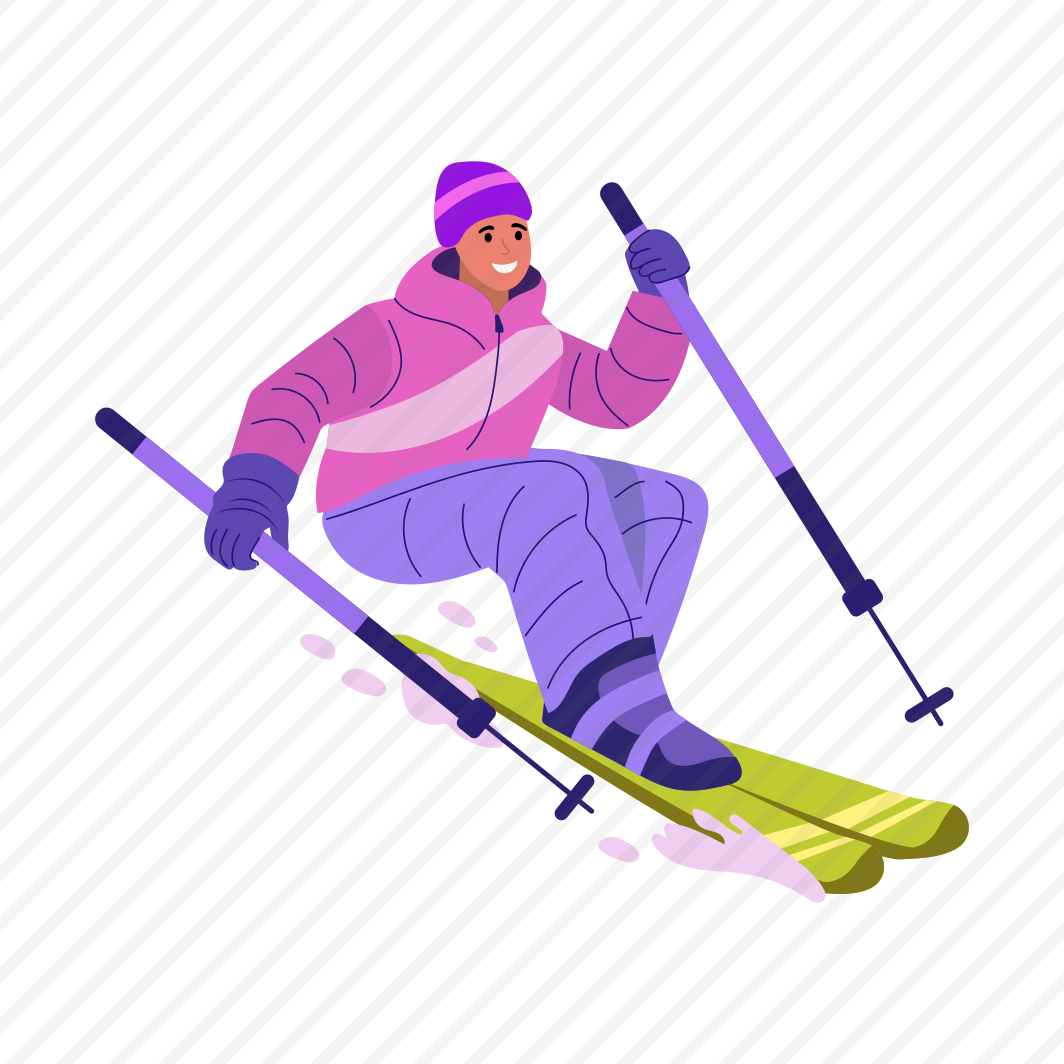 Skier, Sport, Game, Enjoying, Ice Skating preview