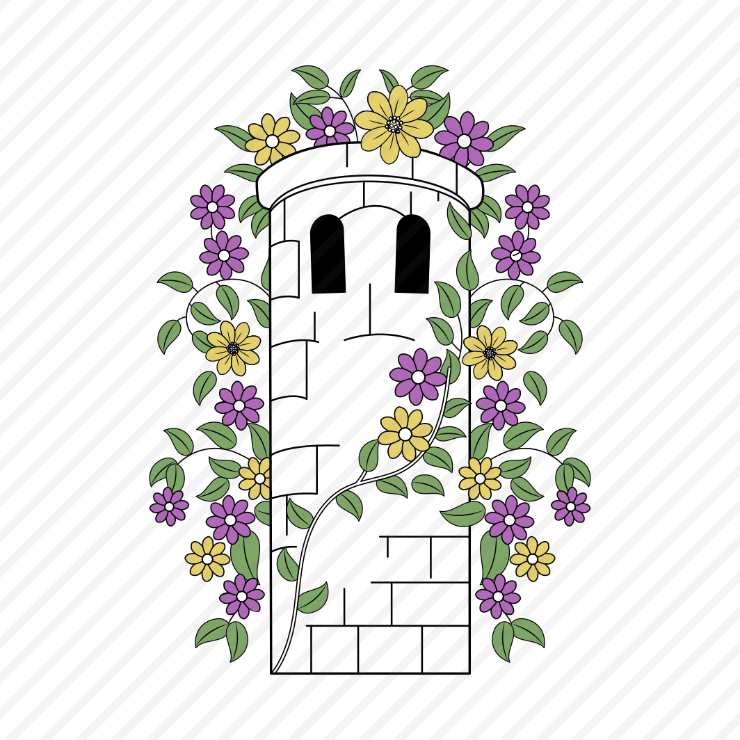 Crumbling Tower, Building, Architecture, Blooming, Exterior preview