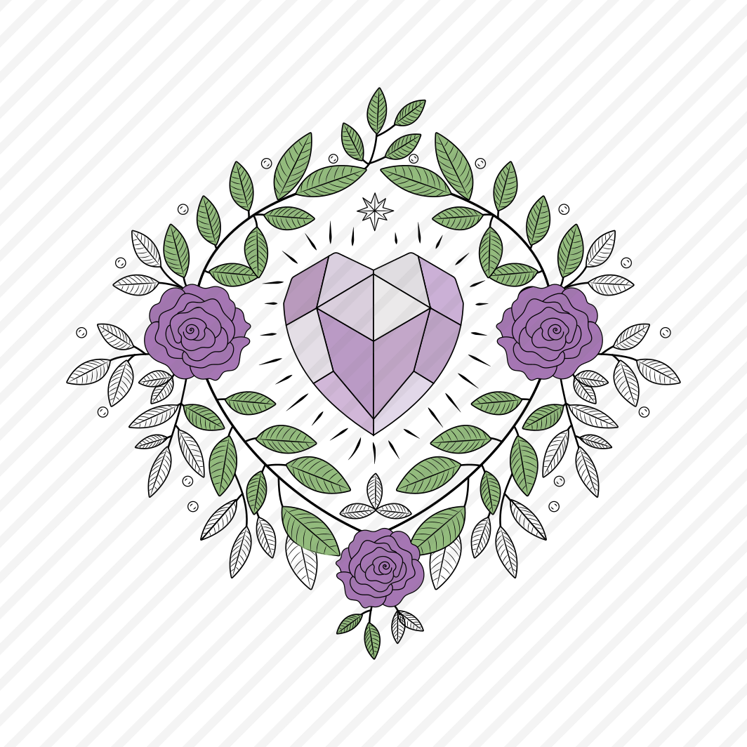 Rose Quartz, Gem, Gemstone, Jewel, Floral preview