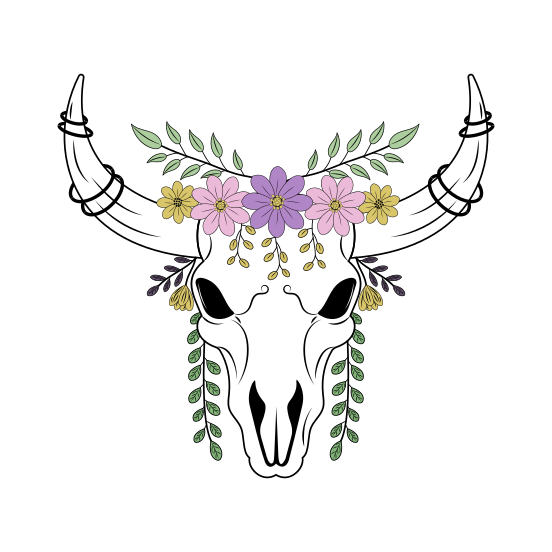 Taurus, Bull, Head, Zodiac, Symbol illustration