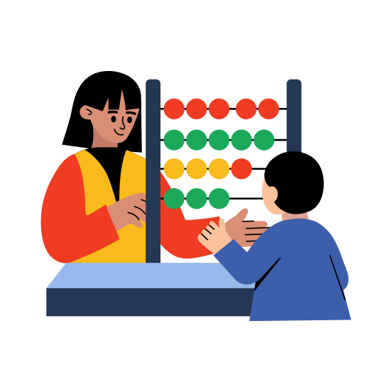 Abacus, Counting, Reckoner, Students, Learning illustration