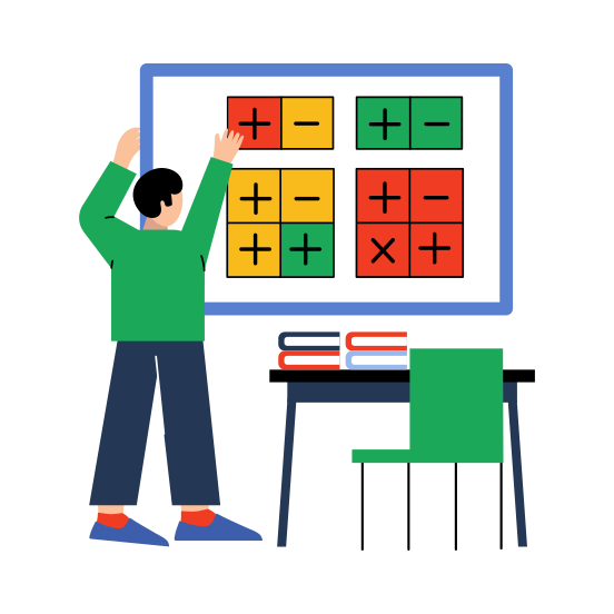 Giving Lecture, Teaching, Tutoring, Lesson, Instructing illustration