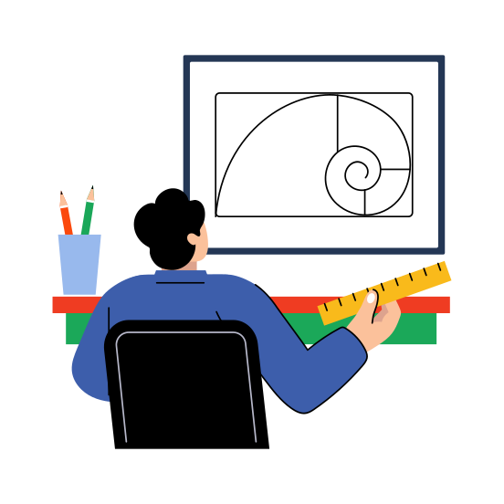 Golden Ratio, Diagram, Mathematics, Student, Learning illustration